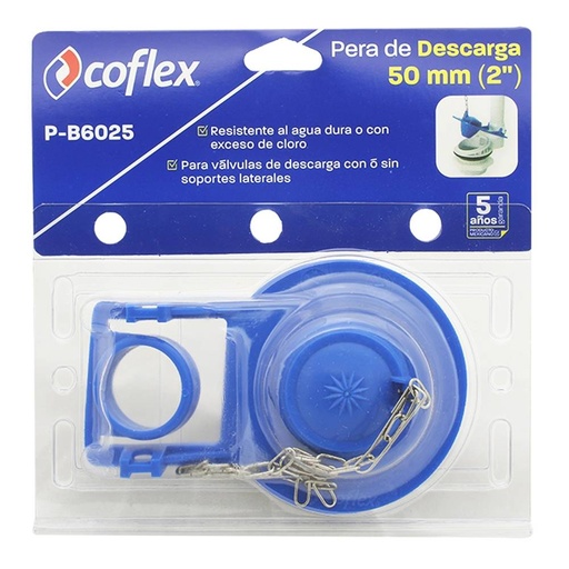 [P-B6025] Chapaleta FLAPPER Con anillo y cadena 2"