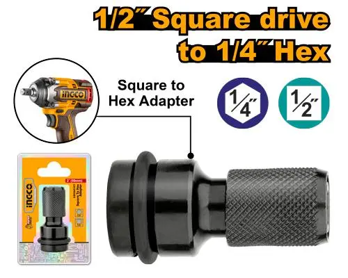 ADAPTADOR SOCKET 12 A 14 HEXAGONAL