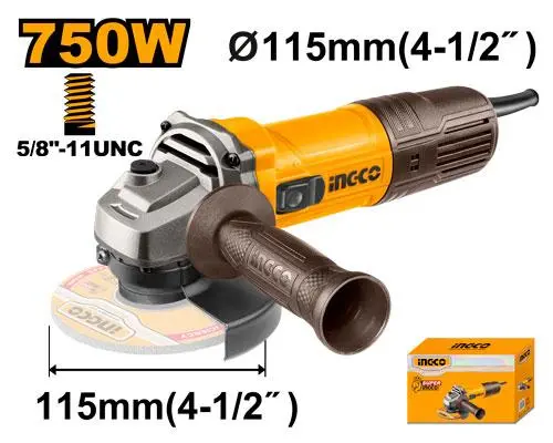 ESMERIL ANGULAR 4-1/2 750W INGCO 