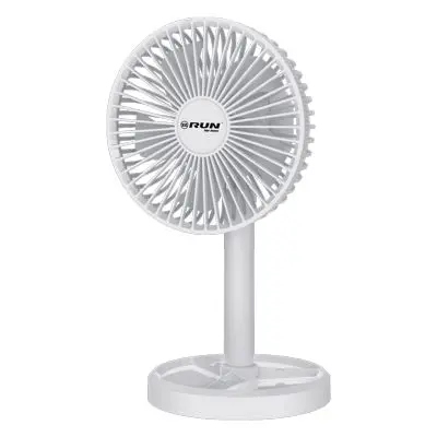 VENTILADOR GIRATORIO RECARGABLE 5" CON BASE 