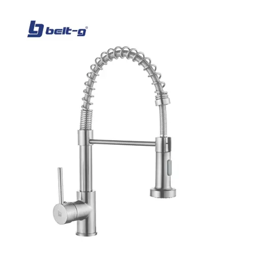GRIFO FREGADERO MONOMANDO BRIGDE BRUSHED 