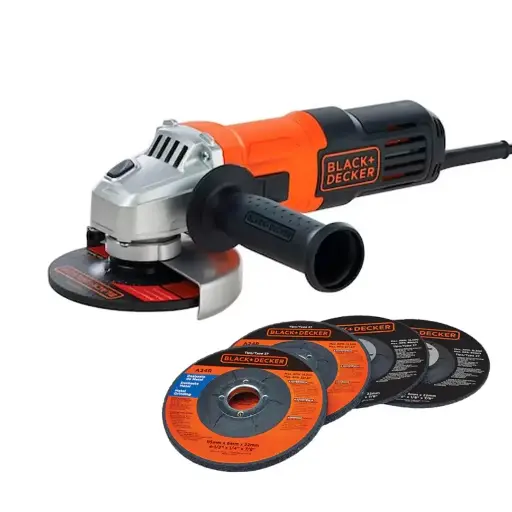 ESMERIL 4-1/2 BLACK+DECKERD 920W + 5 Discos de corte Gratis