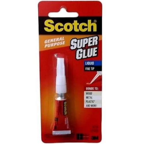 Pega Scotch Super Glue Liquid  .07 Oz  1-Pack