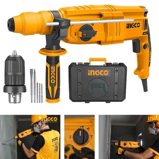 TALADRO ROTOMARTILLO 800W PERFORADOR Ingco RGH9028-2